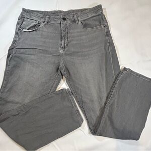 DL 1961 Russell Slim Straight Men's Charcoal Jeans 38W/32L